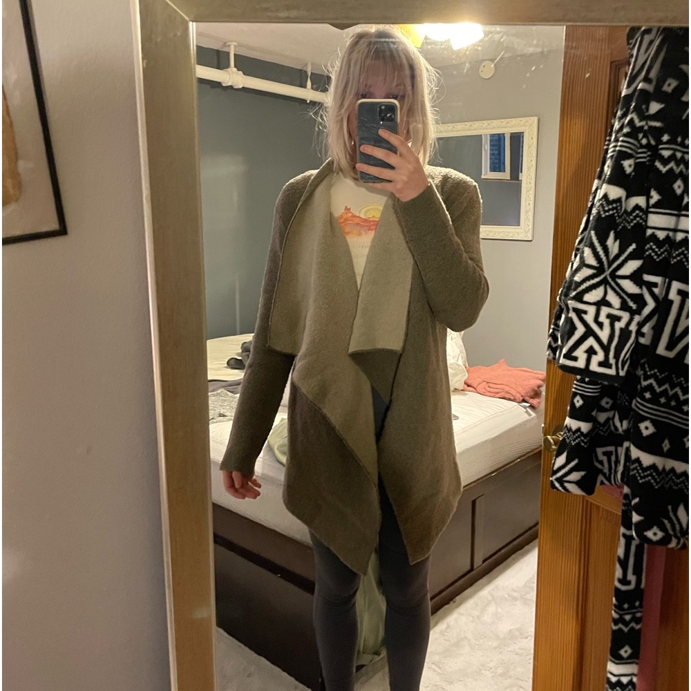 Zara knit tan cardigan